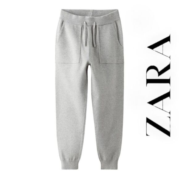 ZARA Kids | Gray | KNIT JOGGERS - Picture 1 of 4